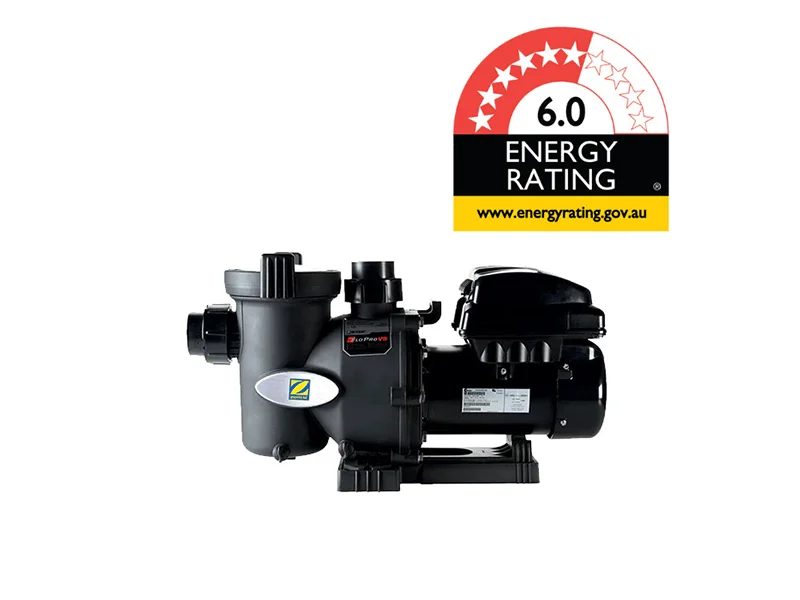 Pool Pump with 6 star energy rating